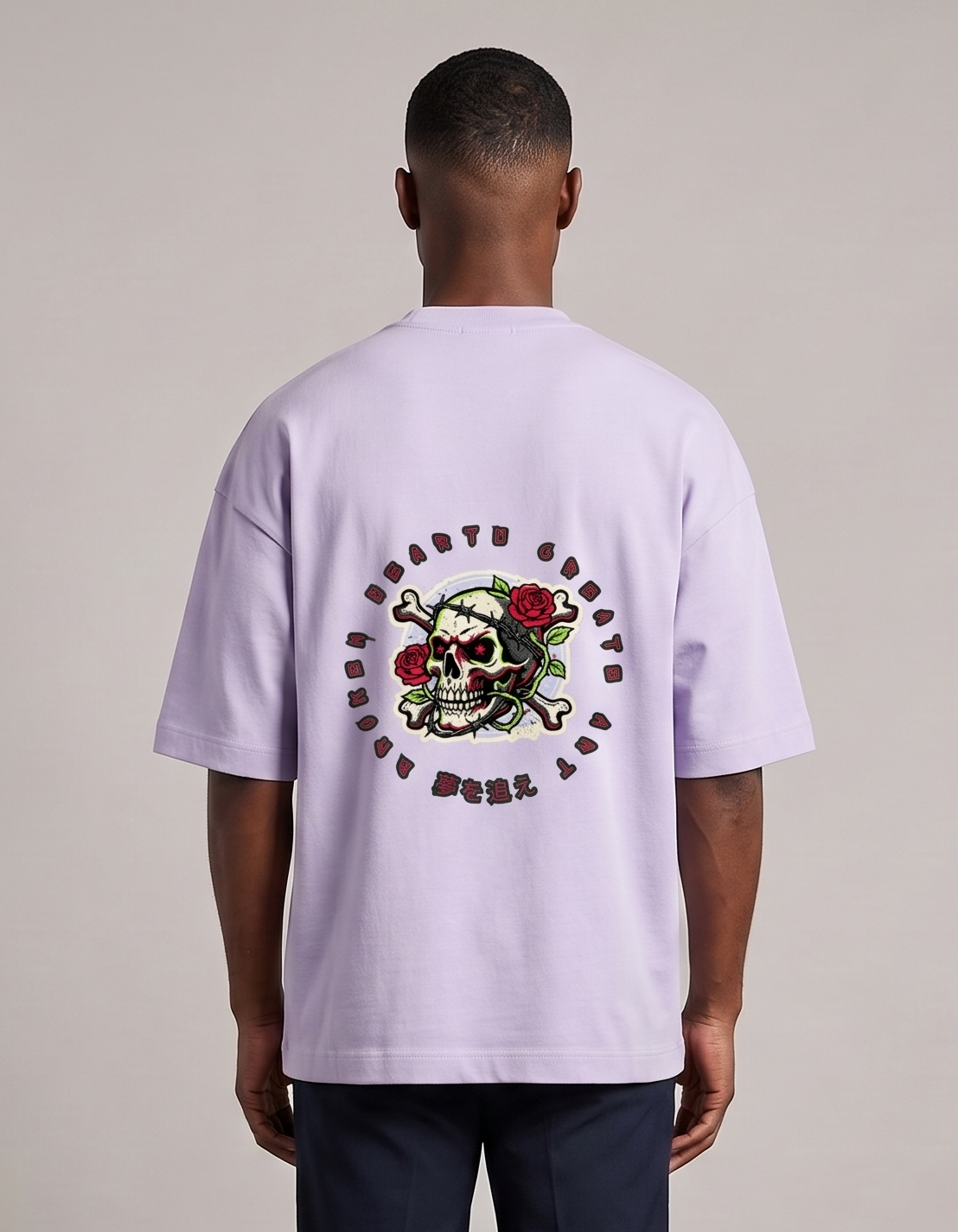 Broken Hearts Graphic Oversized T Shirt