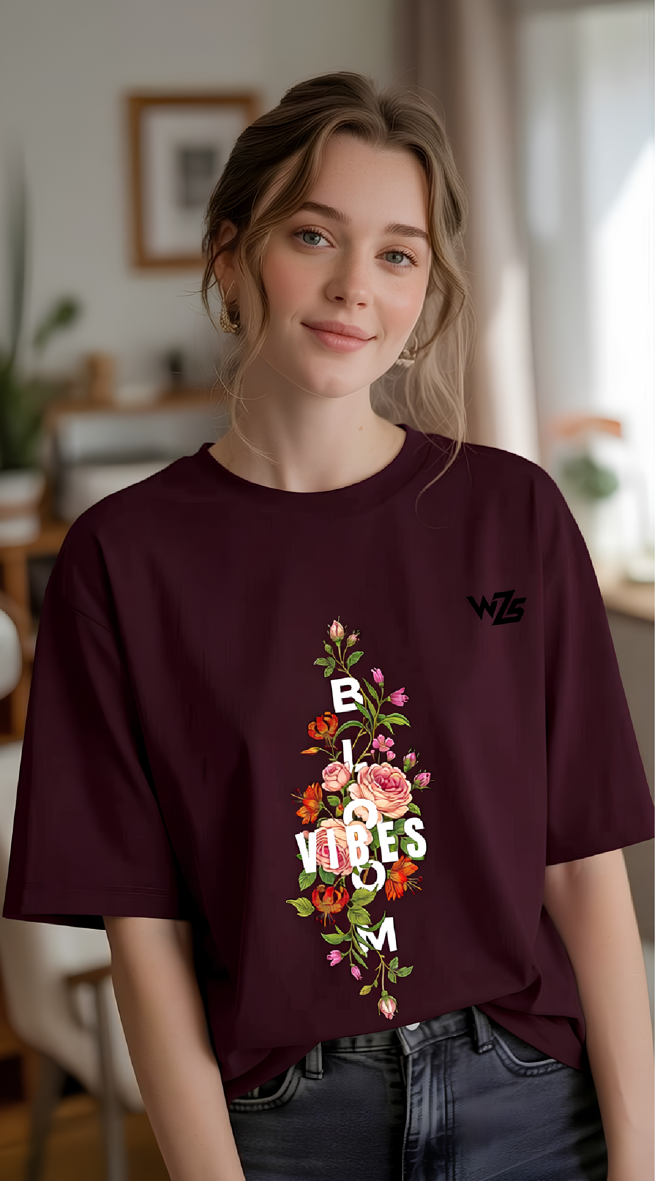 flower painting on t shirt