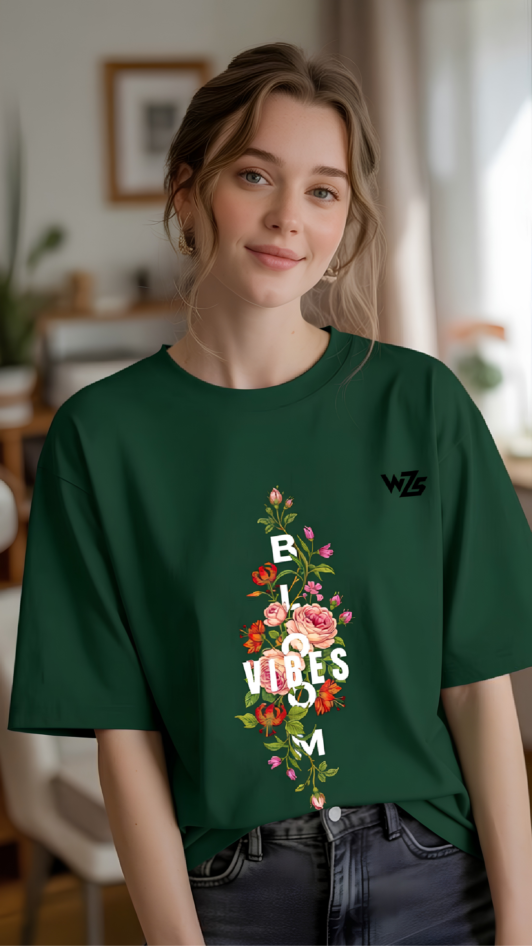 flower painting on t shirt