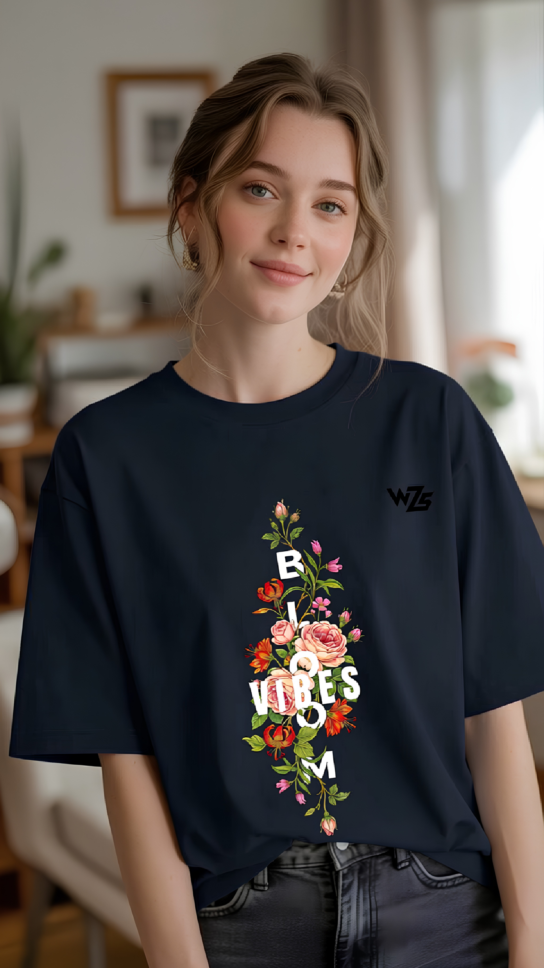 flower painting on t shirt