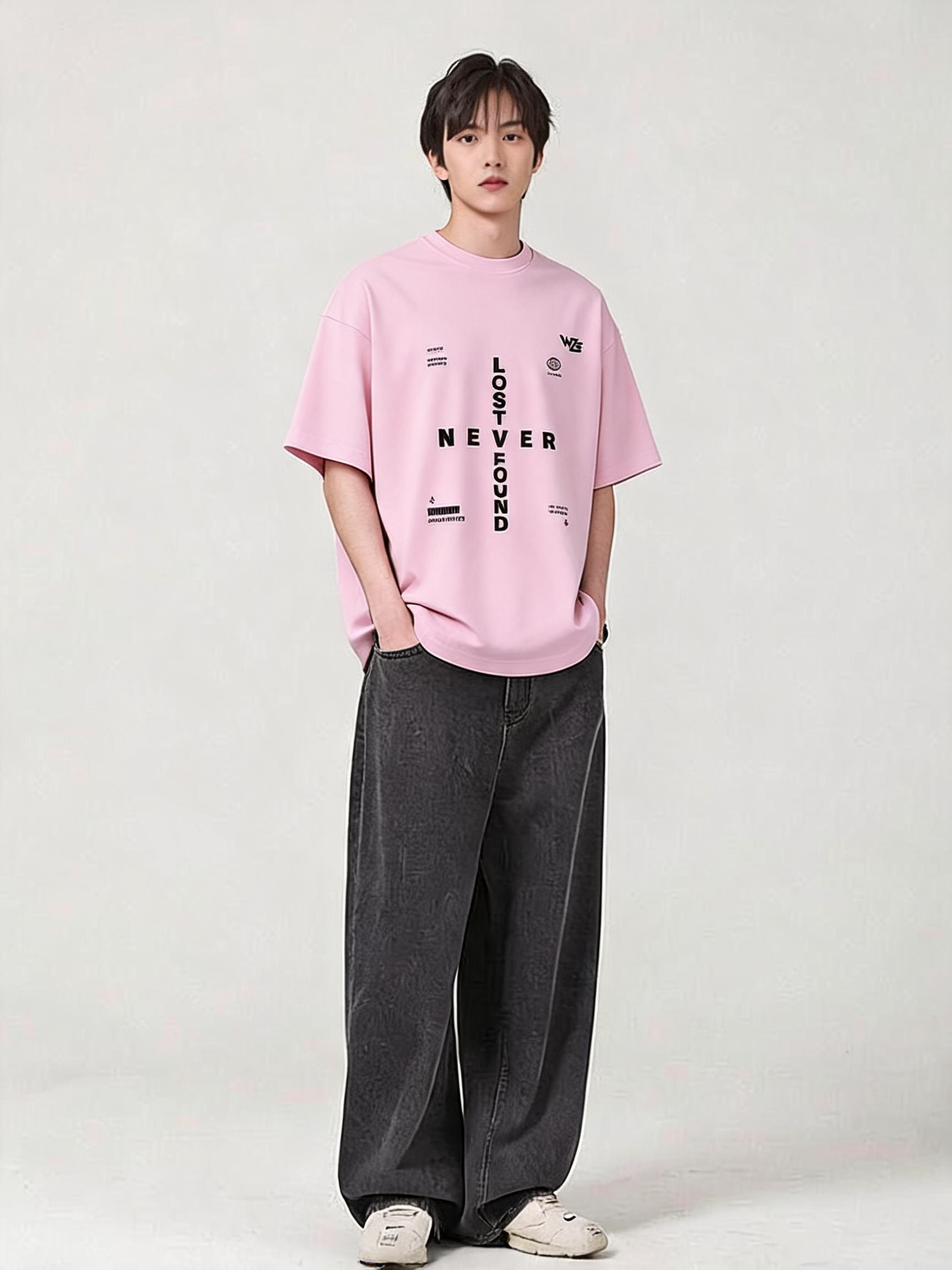 Typography Unisex Terry Oversized Tee