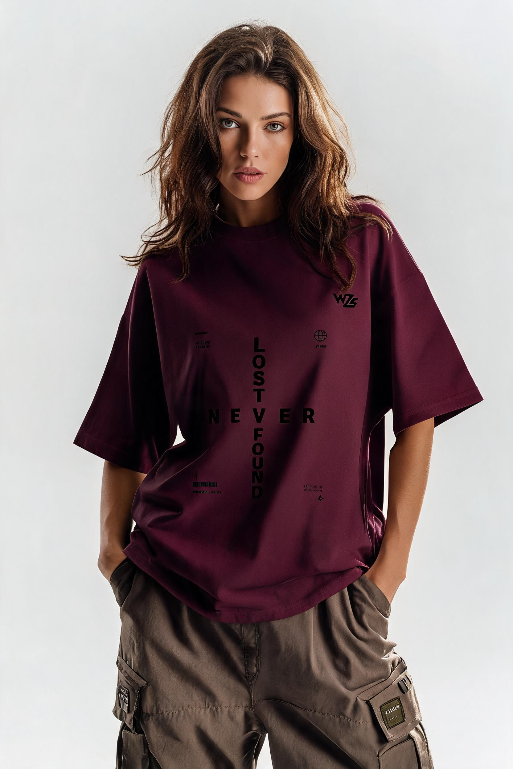 Typography Women's Terry Oversized Tee