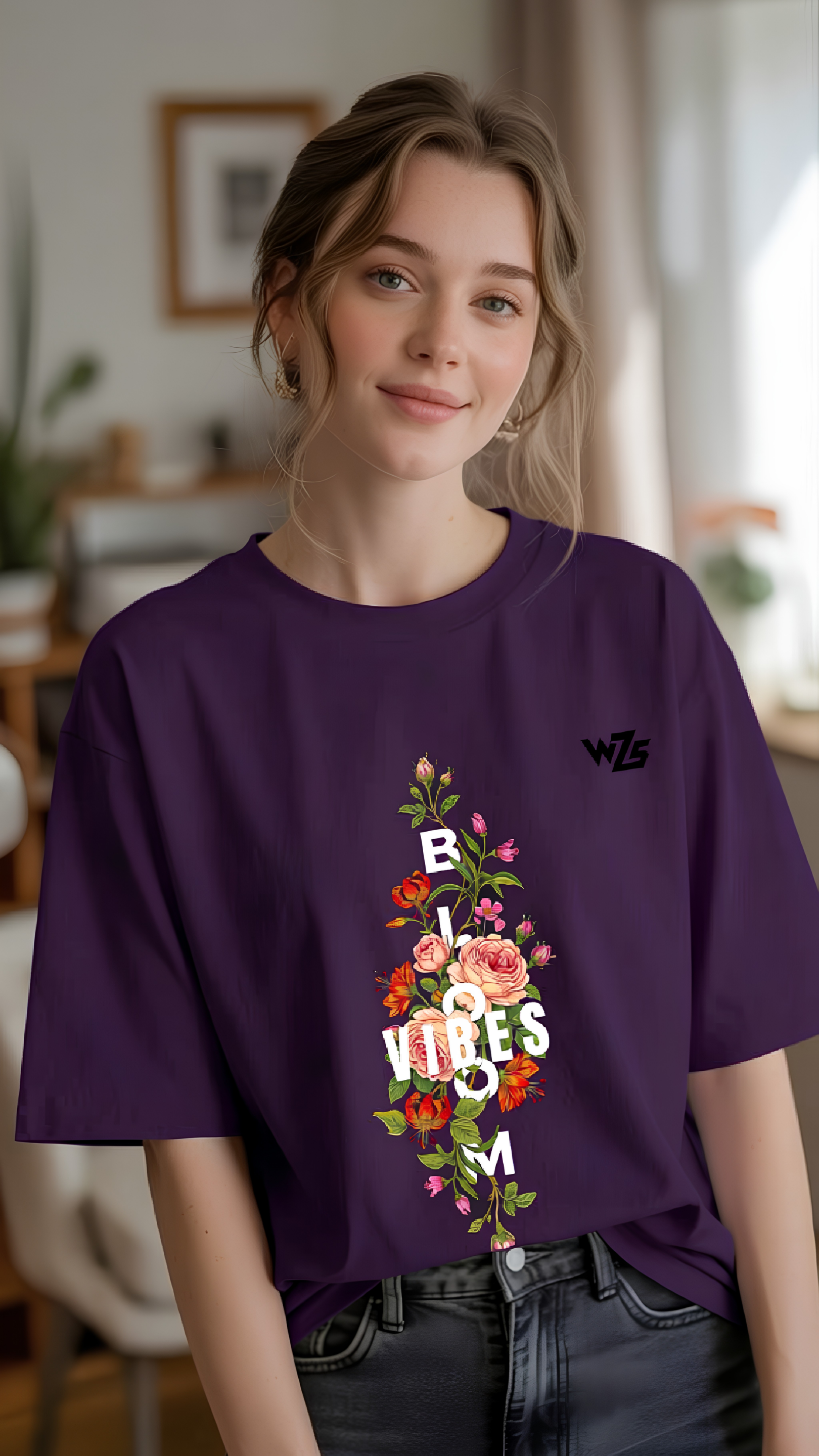 flower painting on t shirt