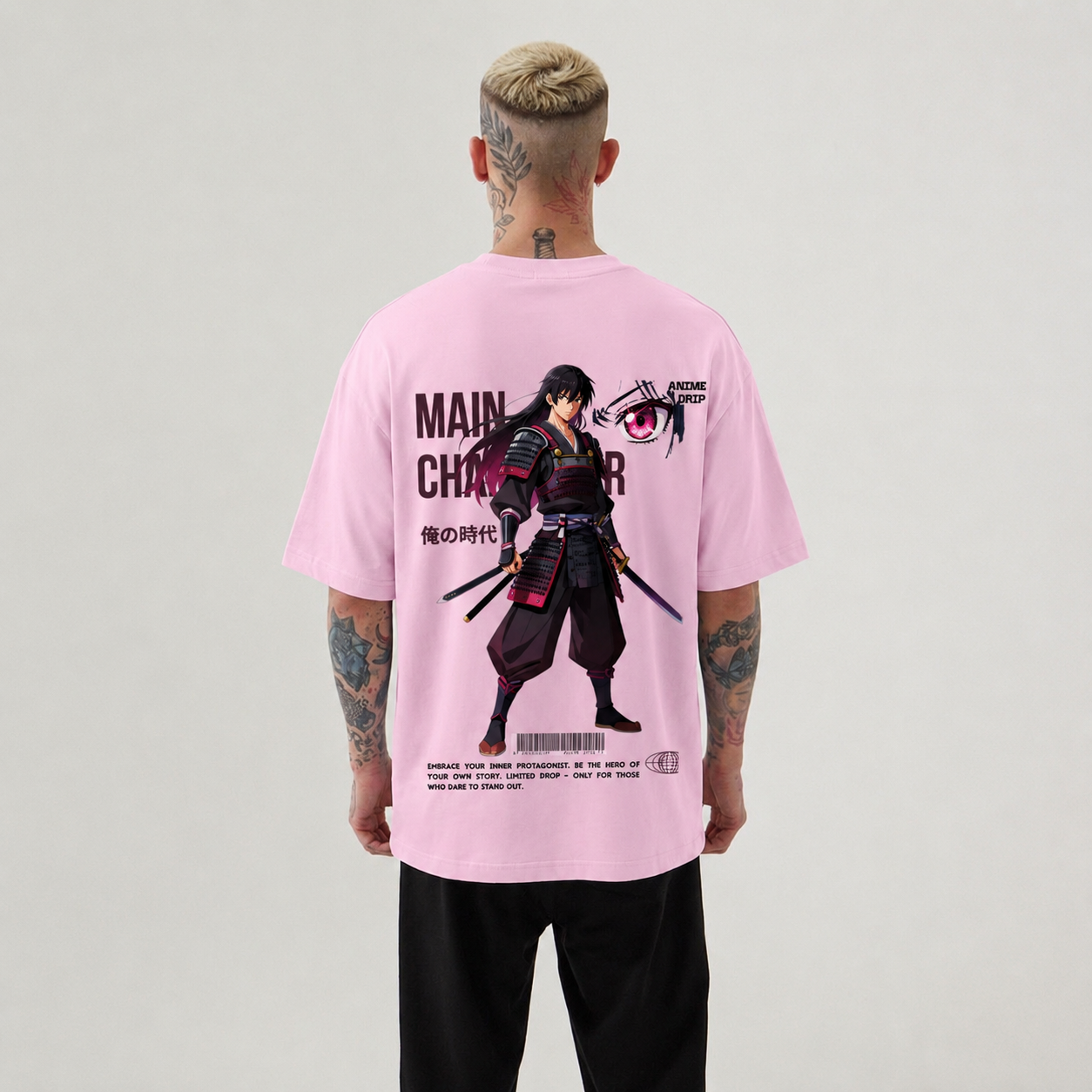 Samurai Anime Oversized T-Shirt